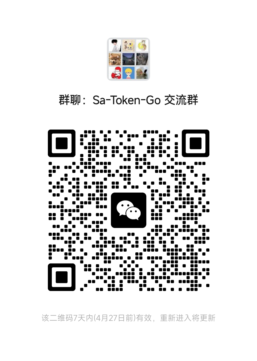 sa-token-go 微信交流群