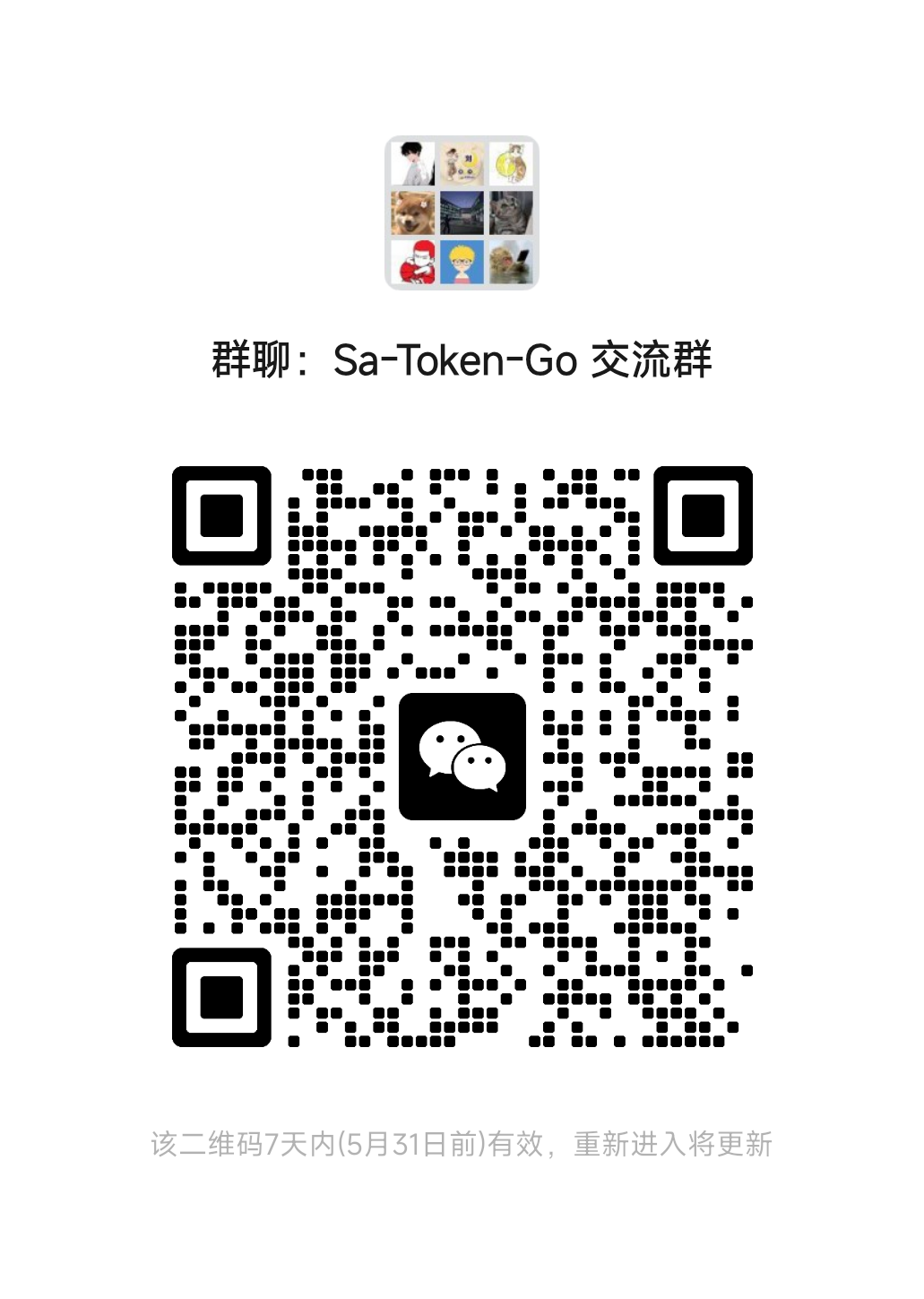 sa-token-go 微信交流群
